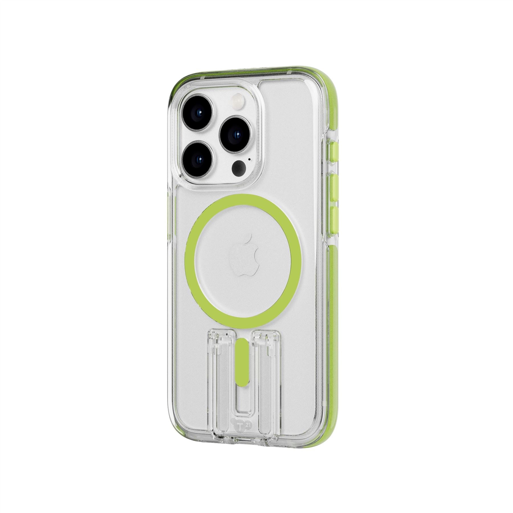 Evo Crystal Kick - Apple iPhone 15 Pro Case MagSafe® Compatible - Lime