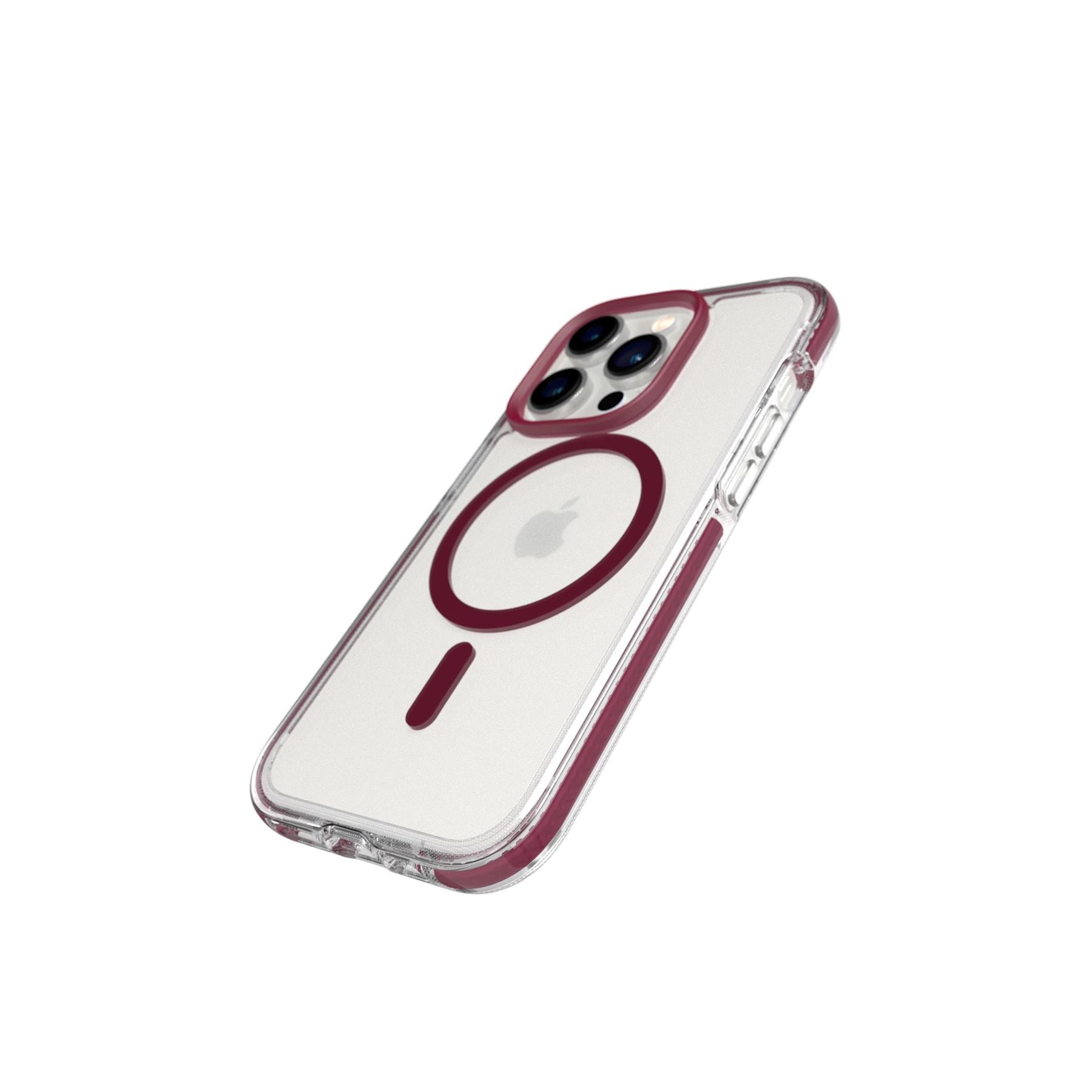 Evo Crystal - Apple Burgundy Case MagSafe® 14 Compatible - - Pro Tech21 US | iPhone